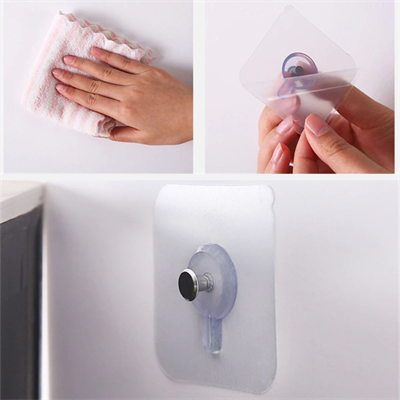 BUFFER® Süper Güçlü Çerçeve Askısı Pin Delgisiz Vidalı Tırnak Kanca Yapışkanlı Raf Tutucu Askı 4 Adet