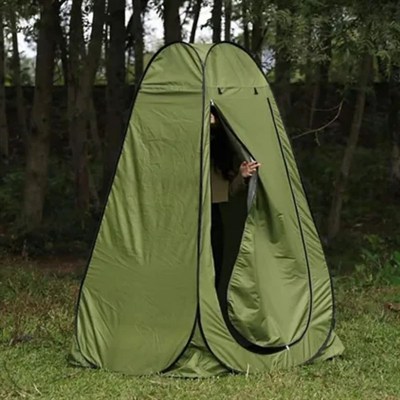 BUFFER® Tek Kişilik Yarı Otomatik Portatif Giyinme Kabini Çadırı – Plaj, Kamp, Duş ve Soyunma Kabini Outdoor Çadır 120x120x190 cm