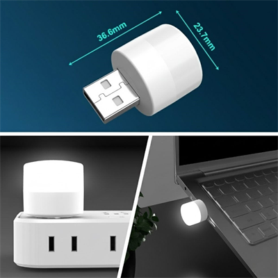 BUFFER® USB Mini Top LED 10’lu Aydınlatma Beyaz Işıklı Gece Lambası, Enerji Tasarruflu Mikro LED Işıklar