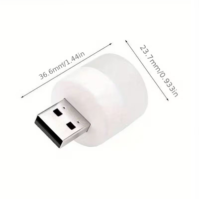 BUFFER® USB Mini Top LED 10’lu Aydınlatma Beyaz Işıklı Gece Lambası, Enerji Tasarruflu Mikro LED Işıklar