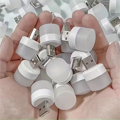 BUFFER® USB Mini Top LED 10’lu Aydınlatma Beyaz Işıklı Gece Lambası, Enerji Tasarruflu Mikro LED Işıklar
