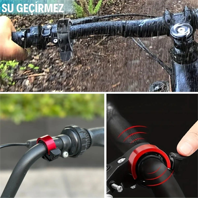 BUFFER® Ultra-Yüksek Sesli Alüminyum Alaşımlı Bisiklet Zili