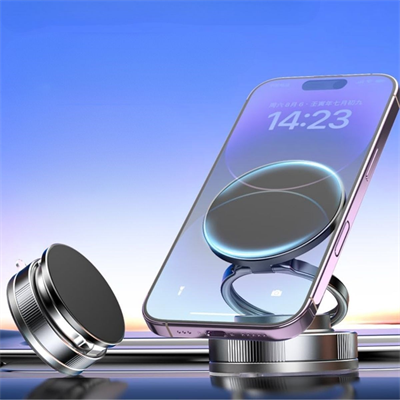 BUFFER® Vakumlu Manyetik Telefon Tutucu – Güçlü Vakum 360° Döner Araç İçi Telefon Standı, Ultra Sabit Manyetik Destekli Mobil Cihaz Aparatı