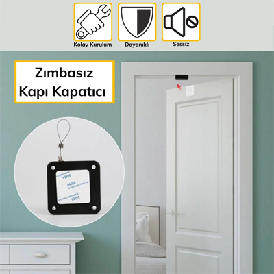 BUFFER® Sıva Üstü Tüm Kapılar İçin Uygun Otomatik Kapanan Hızlı Otomatik Kapı Kapa