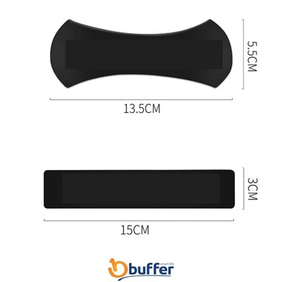 BUFFER® Nanotech Jel Güçlü Yapıştırıcı Cep Telefonu Tutucu Pad – Yeni Nesil Kaymaz Telefon Standı