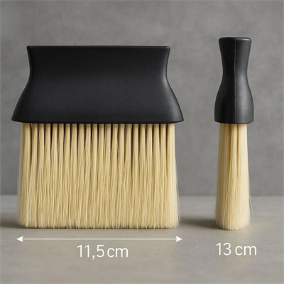 BUFFER® Yumuşak Kıllı ve Ergonomik Saplı Araç İçi Detaylı Toz Temizleme Fırçası