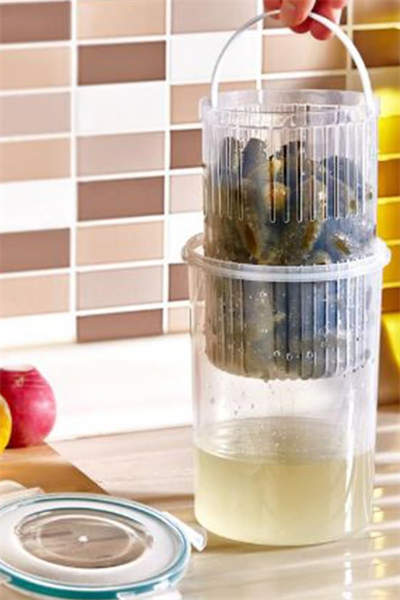 BUFFER® Zeytin Turşu Sebze Yıkama Kutusu Klipsli Kapaklı Saklama Kabı