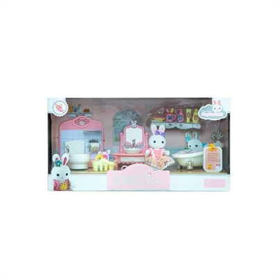 BY DREAMY MİNİ TAVŞAN BÜYÜK BANYO OYUN SETİ-MGA