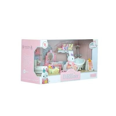 BY DREAMY MİNİ TAVŞAN BÜYÜK BANYO OYUN SETİ-MGA