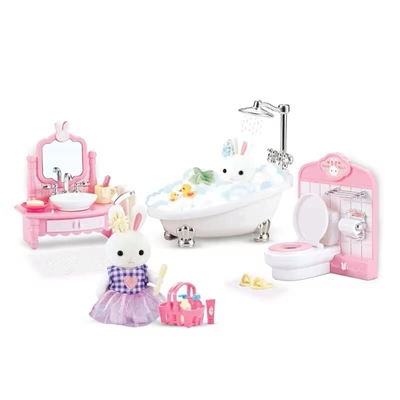 BY DREAMY MİNİ TAVŞAN BÜYÜK BANYO OYUN SETİ-MGA