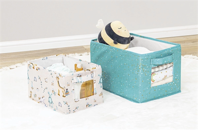 Baby 2li Pencereli Düzenleyici Çok Amaçlı Organizer Kutu (yeşil)