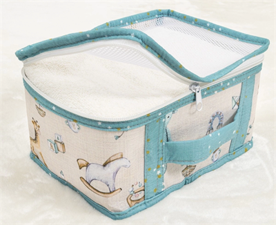 Baby 6lı Desenli Fileli Bavul Valiz İçi Düzenleyici Çok Amaçlı Organizer (yeşil)