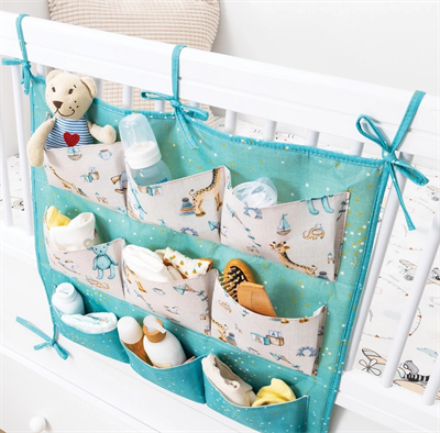 Baby 9 Cepli Bağlamalı Beşik Kenarı Düzenleyici (yeşil)