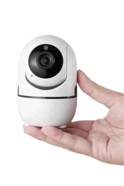 Baby Kamera Kablosuz 720P Beyaz 360 Derece Wifi Kamera Full HD 1080p