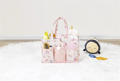 Baby Kullanımı Kolay Desenli Taşınabilir Bakım Çantası (pembe)