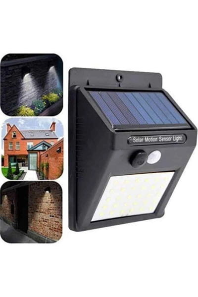 Bahçe Aydınlatması Güneş Enerjili Led Işık Lamba Sensörlü Dekoratif Yeni Nesil