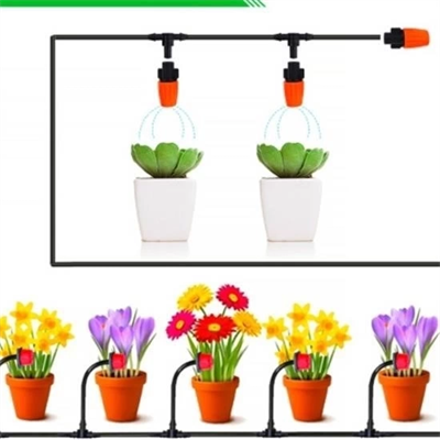 Bahçe Damlama Sulama Sistemi Hortum Seti 10 Metre ve Ek Parçaları