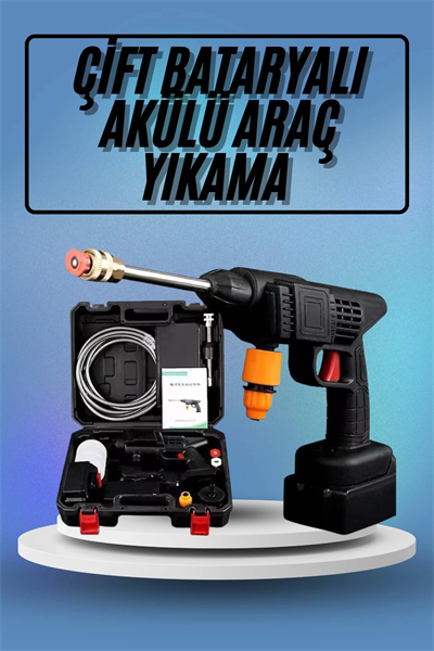 Bahçe Sulama Tabancası Makinesi Yüksek Basınçlı Akülü Yıkama Makinesi