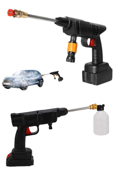 Bahçe Sulama Tabancası Makinesi Yüksek Basınçlı Akülü Yıkama Makinesi