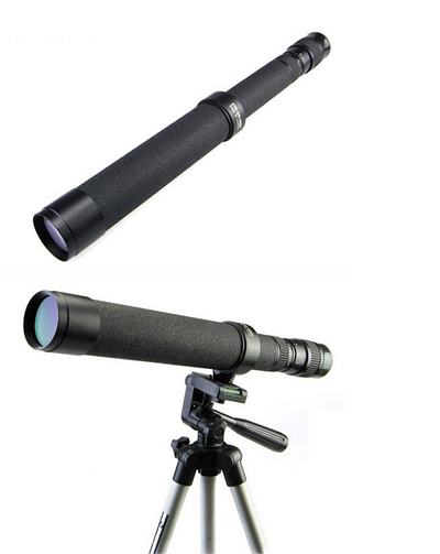 Baigish Zt8-24x40 Rus Model Zoomlu Deri Çantalı Tripot Bağlanan Tekli Dürbün