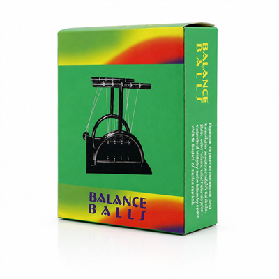 Balance Balls Orta Newton - Metal Denge Topları Masa Üstü Bx40
