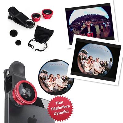 Balık Gözü Cep Telefonu Lensi (Tüm Modellere Uyumlu) (3936)