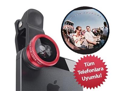 Balık Gözü Cep Telefonu Lensi (Tüm Modellere Uyumlu) (3936)
