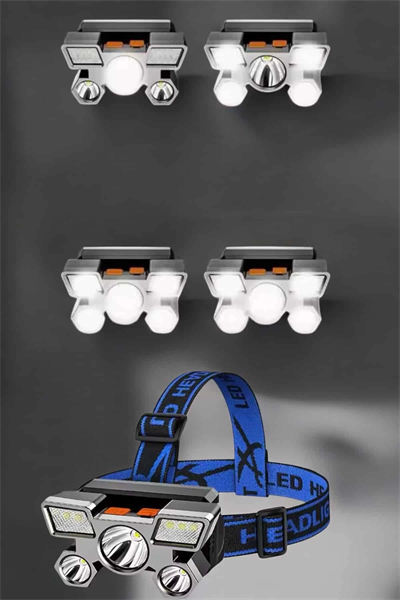 Balıkçı Kafa Lambası Led Işık 4 Farklı Mod Esnek ve Ayarlanabilir