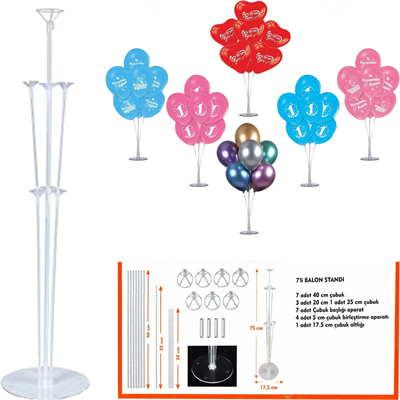 Balon Standı 75 Cm Bx40