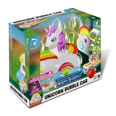 Baloncuk Çıkartan Uzaktan Kumandalı Unicorn Araba 3.7V.USB