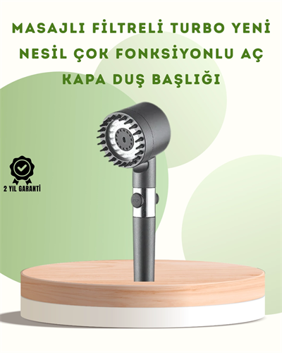 Banyo İçin Filtreli Duş Başlığı Pratik Kullanım