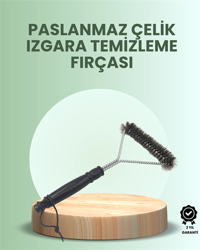 Barbekü ve Mangal İçin Tel Izgara Temizleyici Fırça