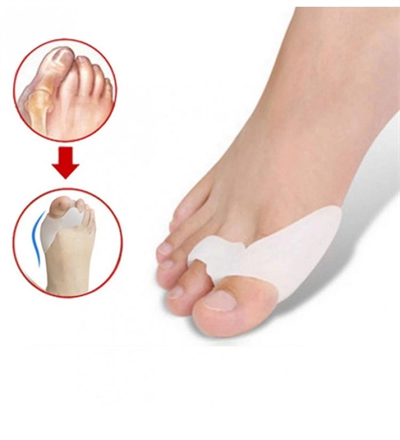 Baş Parmak Bunyon Silikonu Parmak Arası Destek Medikal Silikon  Ağrı Azaltmaya Yardımcı