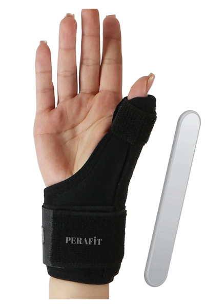 Baş Parmak Ve Bilek Destekli El Bilekliği Metal Atel De Quarvein 5 Termojelli Paket