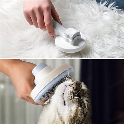 Basmalı Kedi Köpek Tüy Toparlayıcı Masaj Etkili Pet Fırçası (3936)
