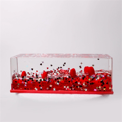 Batmayan Kalpli Güllü Akvaryum Hediyelik