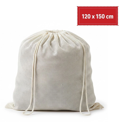 Battal Boy 120x150 Cm Mont Ve Perde Yıkama Filesi–extra Büyük, Dayanıklı, Nefes Alabilir Çamaşır Koruma Torbası Bx40