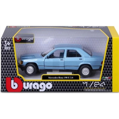 Bburago 1/24 A 1987 Mercedens Benz 190E - S01021103