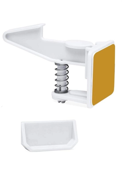 Bebek Çocuk Güvenliği Korumalı Yapışkan Çekmece Ve Dolap İçin Tutucu Gizli Güvenlik Kilidi Bx40