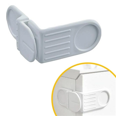 Bebek Çocuk Güvenlik Çekmece Ve Dolap İçin Kendiliğinde Yapışkanlı Vidasız Köşe Kapak Kilidi Bx40
