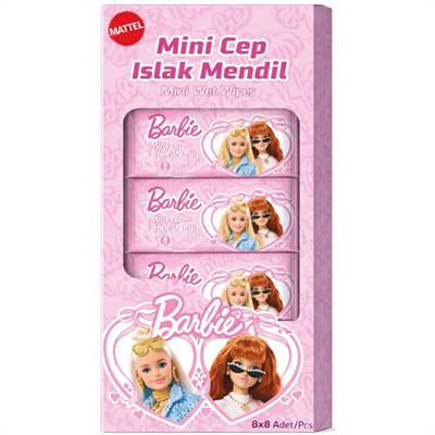 Bebek Islak Mini Cep Mendili 8li