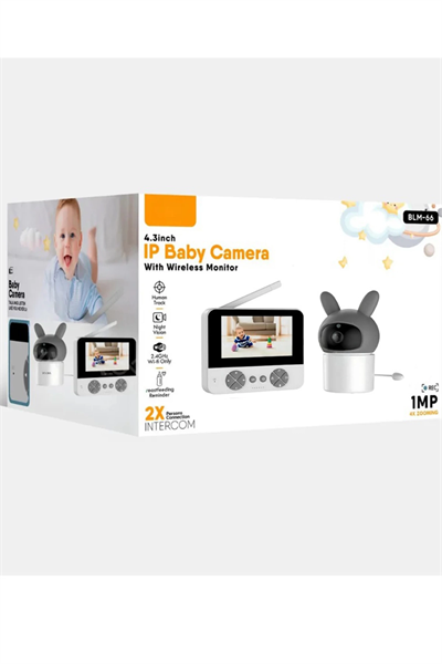 Bebek Kamerası Kumandalı Monitörlü Karşılıklı Konuşma Özellikli , Hatırlatıcılı Ip Bebek Kamerası