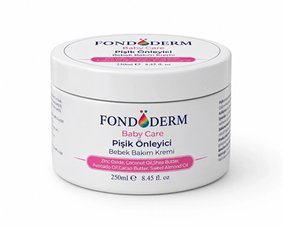 Bebek Pişik Giderici Bariyer Krem Onarıcı Yoğun Cilt Bakım Kremi Çinko Oksit Lanolin