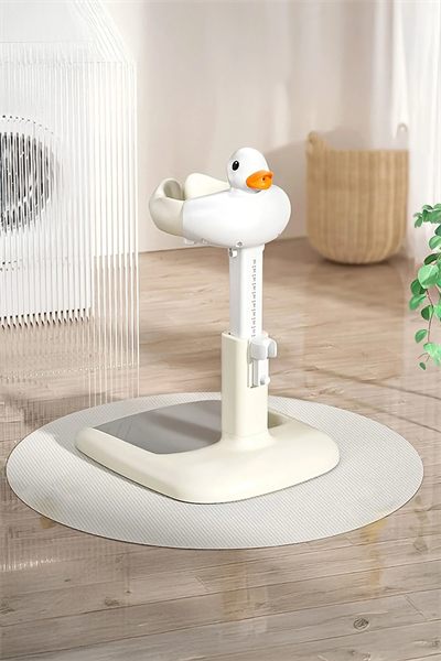 Bebek Yıkama Yardımcısı Ayarlanabilir Yükseklikli Ergonomik Bebek Banyo Ördekli