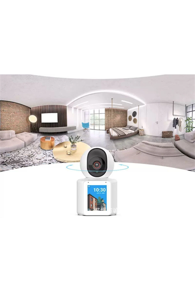 Bebek odası kamerası LCD ekranlı 1080P IP beyaz 2 yıl garantili gece görüşlü - Var Canlı İzleme