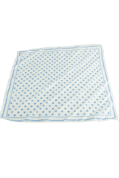 Benek Desenli Zr Saten Fular 50*50 cm