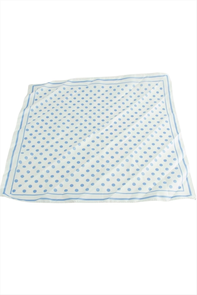 Benek Desenli Zr Saten Fular 50*50 cm