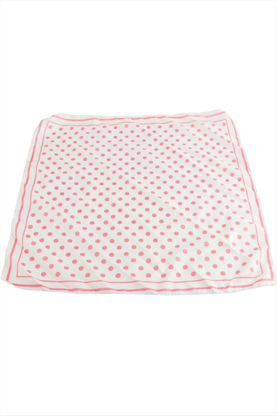Benekli Desenli Zr Saten Fular 50*50 cm