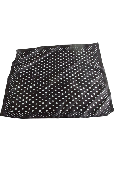 Benekli Zr Saten Fular 50*50 cm