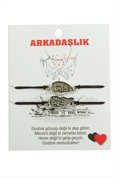 Best Friends Arkadaş Deri Bileklik